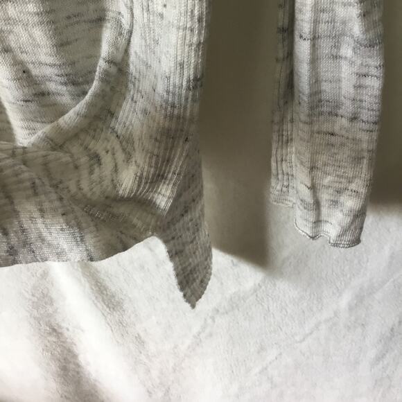 Lou & Grey Light Gray Ribside Boatneck Sweater Top - Picture 9 of 16